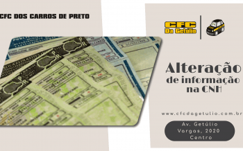 Alteração de Informação na CNH